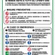 locandina delle norme di comportamento in caso di emergenza