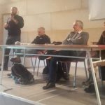 tiziano antonelli di abili a proteggere interviene all'incontro conclusivo del corso lis a malalbergo