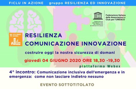 webinar Federazione club per l'UNESCO in programma il 4 giugno