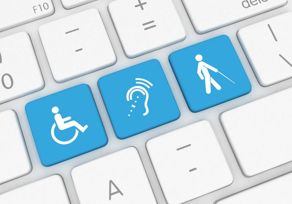 tasti tastiera per web accessibile e accessibilità