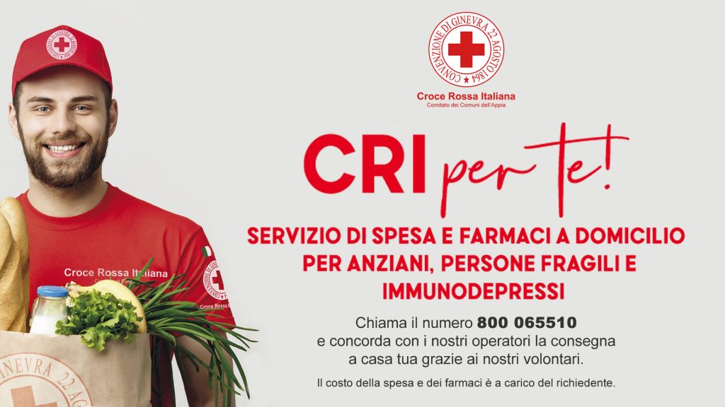 CRI consegna farmaci e spesa