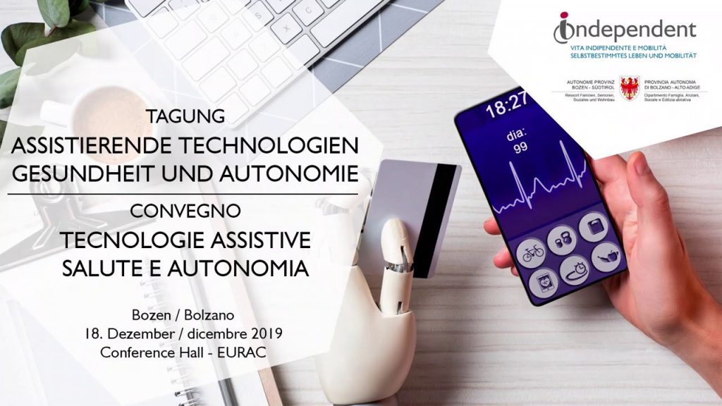 Tecnologie assistive, salute e autonomia: convegno a Bolzano