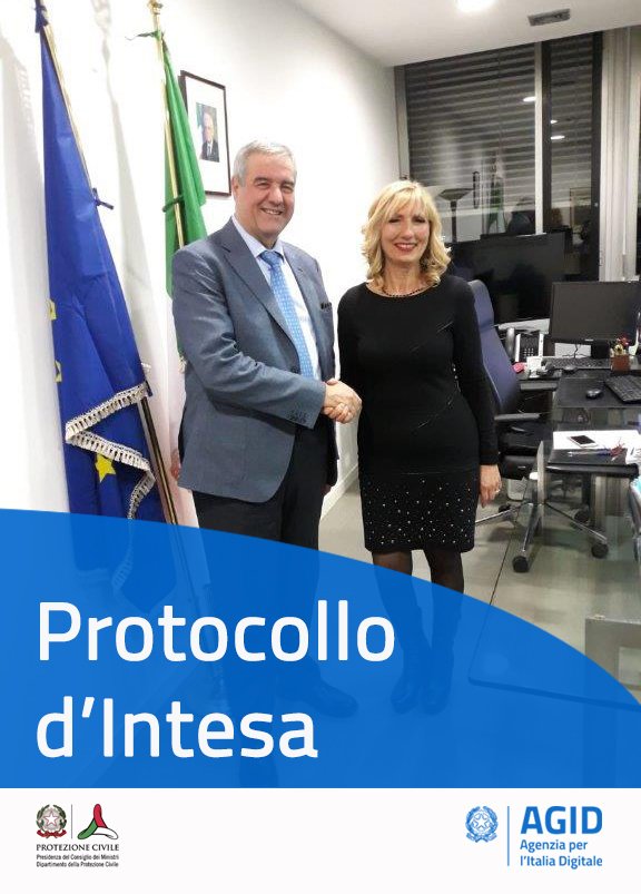protocollo agid e dpc siglato dal Capo Dipartimento, Angelo Borrelli, e dal Direttore generale dell’Agenzia per l’Italia Digitale, Teresa Alvaro