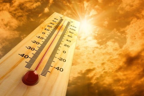 termometro sole nuvole per emergenza caldo