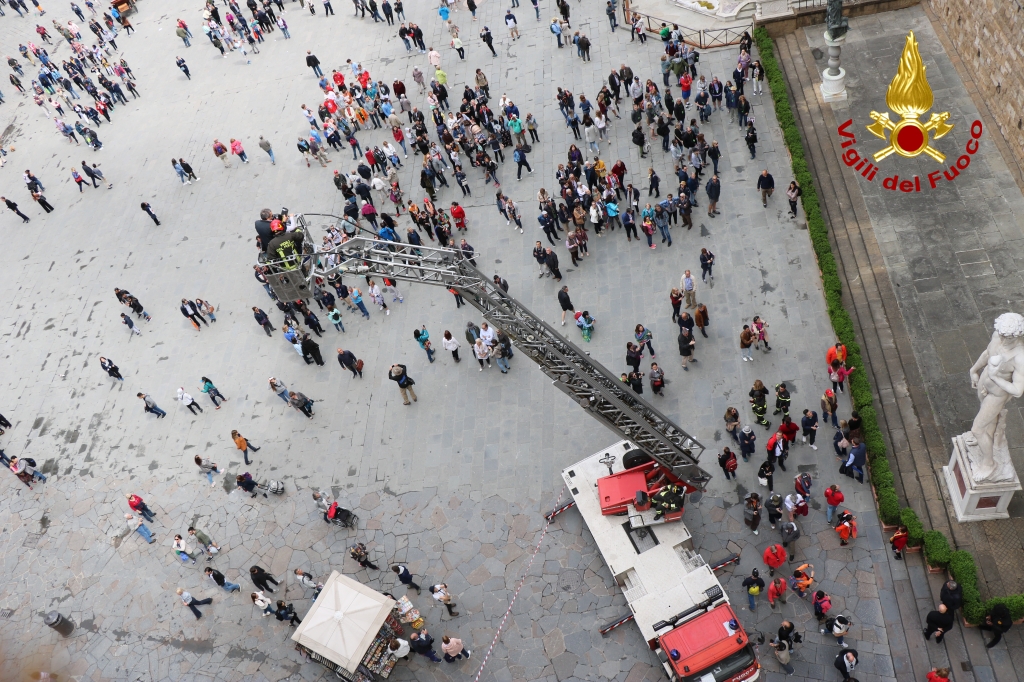 Galleria degli Uffizi: prove di evacuazione e disabilità