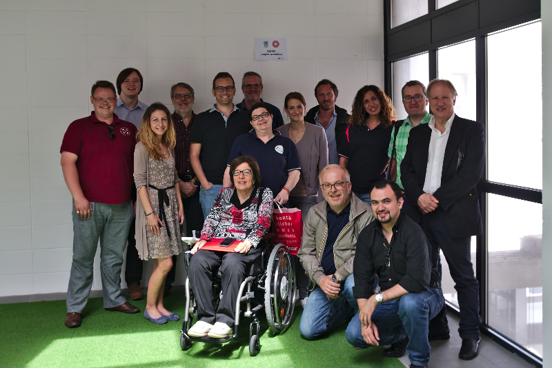 squadra Progetto Indrix, iniziativa europea volta a creare un indice per migliorare la resilienza e l'inclusione delle persone con disabilità in caso di emergenza