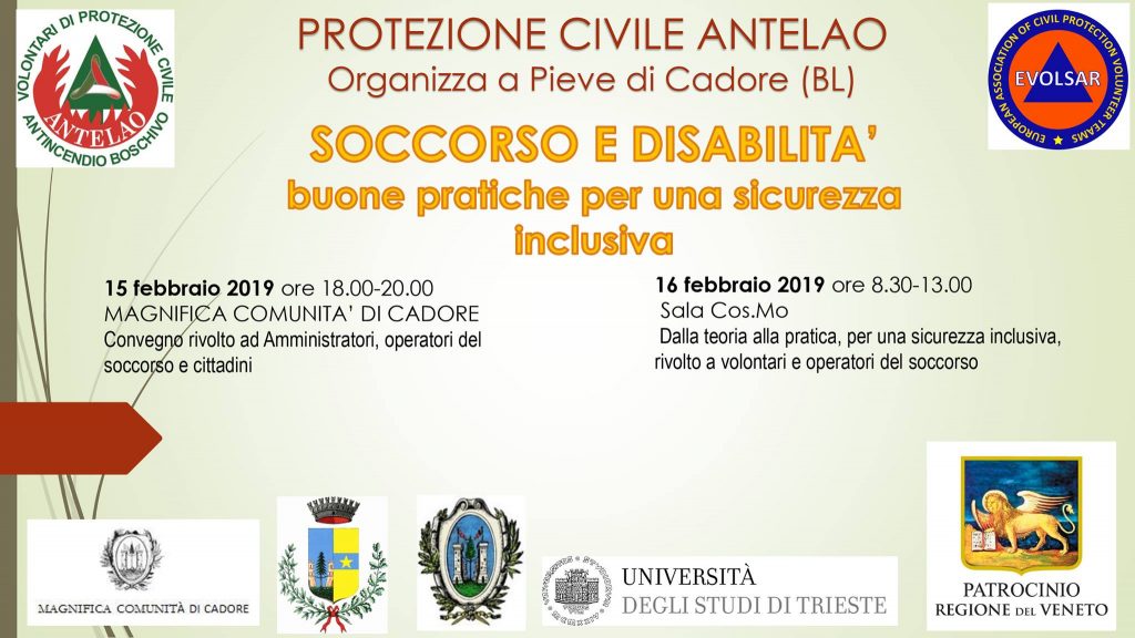 soccorso e disabilità pieve di cadore