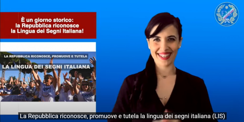 riconoscimento LIS Lingua dei Segni Italiana