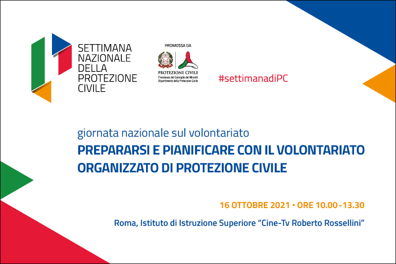 Prepararsi e pianificare con il volontariato organizzato di protezione civile