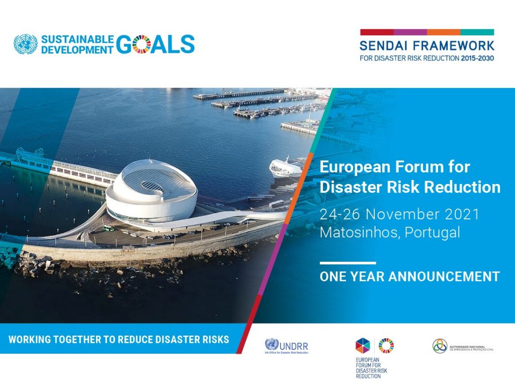 Il Forum Europeo per la riduzione del rischio di catastrofi si terrà dal 24 al 26 novembre in Portogallo. Nell'ambito dell'evento, il 25 ottobre è in programma un workshop organizzato dall'EDF e il CNVVF dal titolo "Disability inclusive disaster risk reduction" 