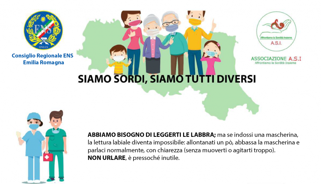 ENS Emilia Romagna e ASI insieme per auitare a comunicare con i sordi