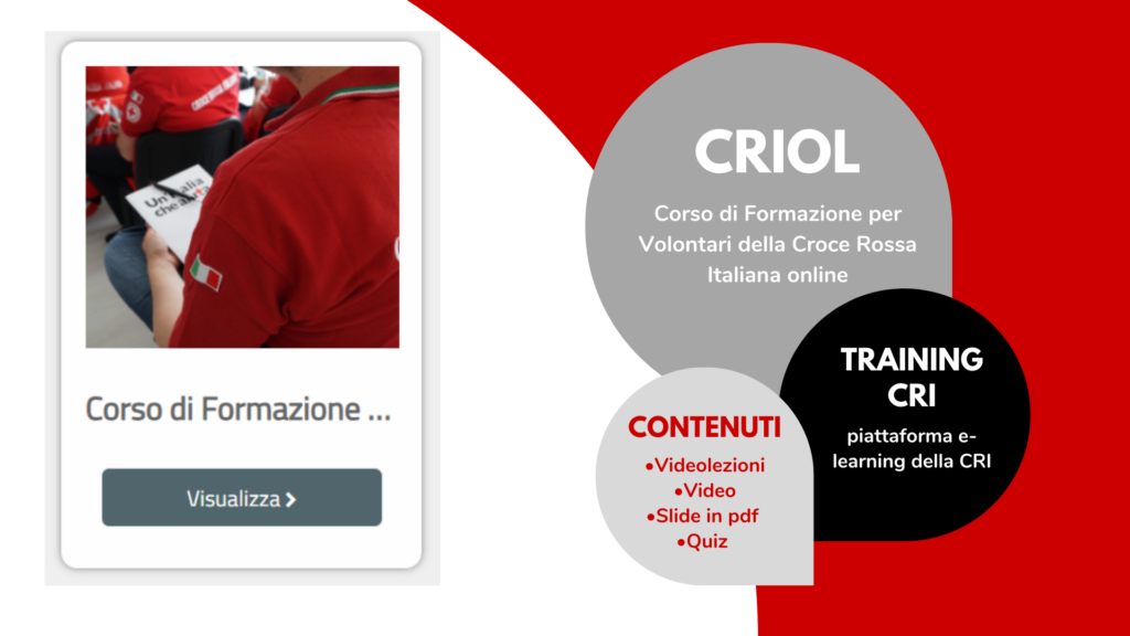 Comitato CRI di Ferrara ha organizzato un corso online per i volontari in lis