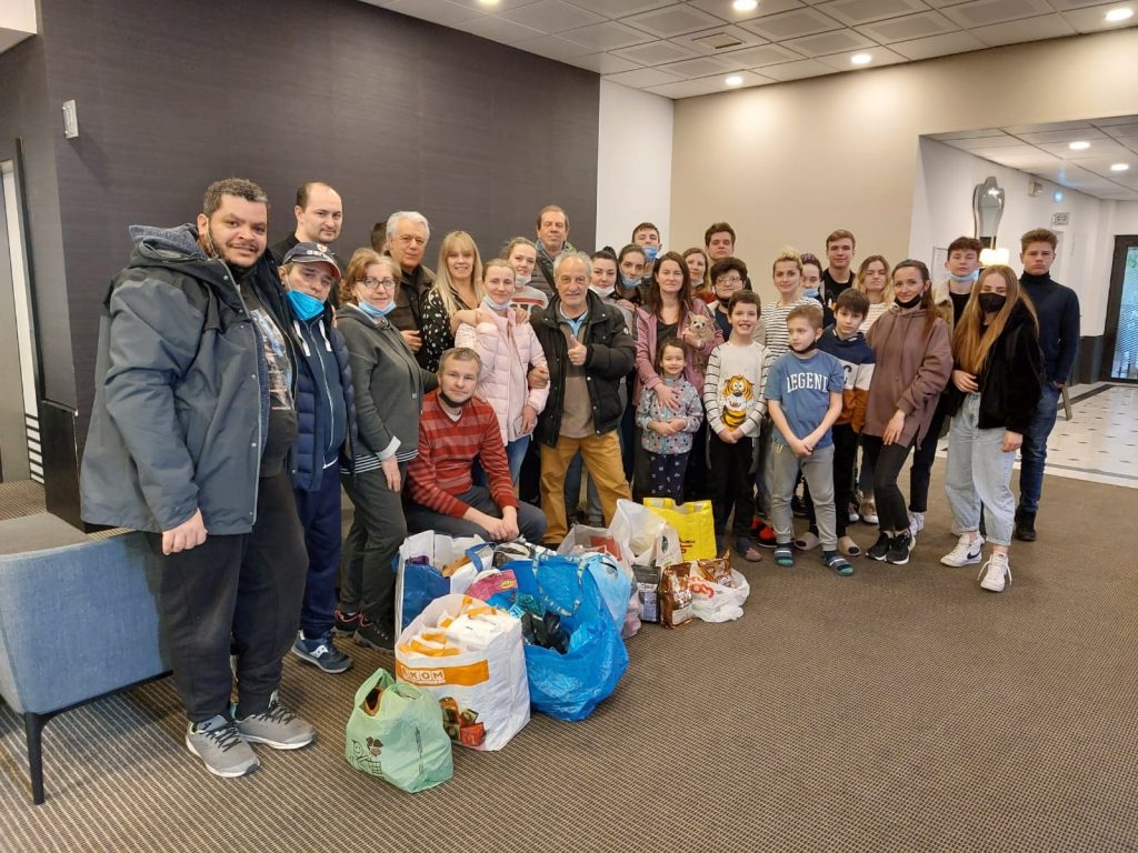 foto persone sorde ucraine accolte dall'ENS di Genova