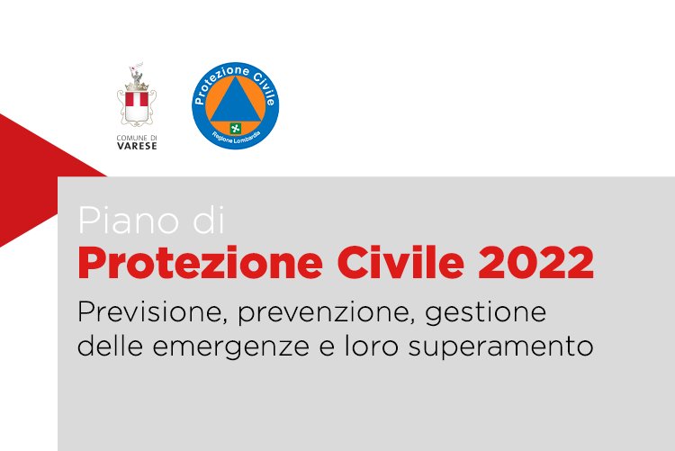 piano di protezione civile 2022 comune di varese