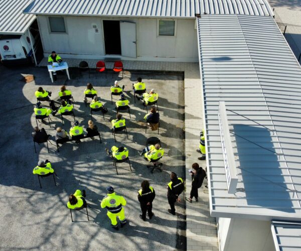 A Senigallia preparazione per esercitazione di Protezione Civile sul rischio idraulico