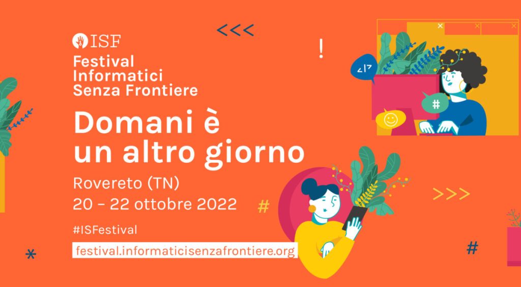 Logo Festival Informatici Senza Frontiere 2022