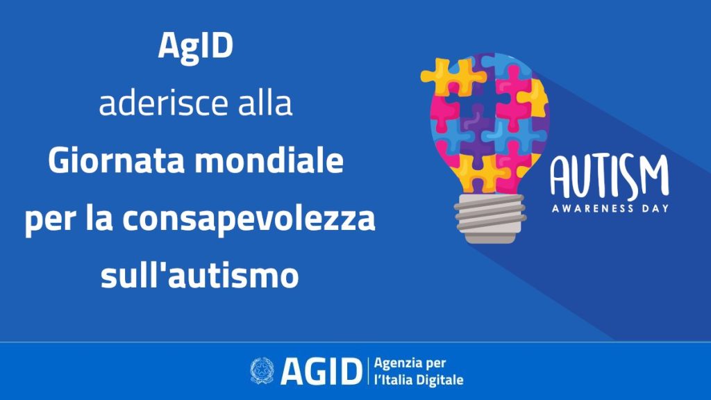 AgID aderisce alla giornata mondiale per la consapevolezza sull'autismo