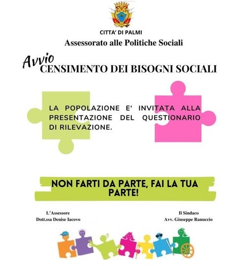 Comune di Palmi avvia censimento fragili