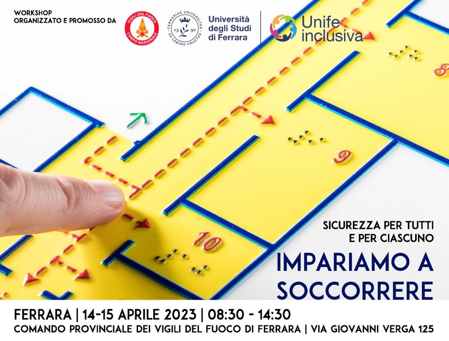 a Ferrara workshop sulla sicurezza inclusiva il14 e 15 aprile