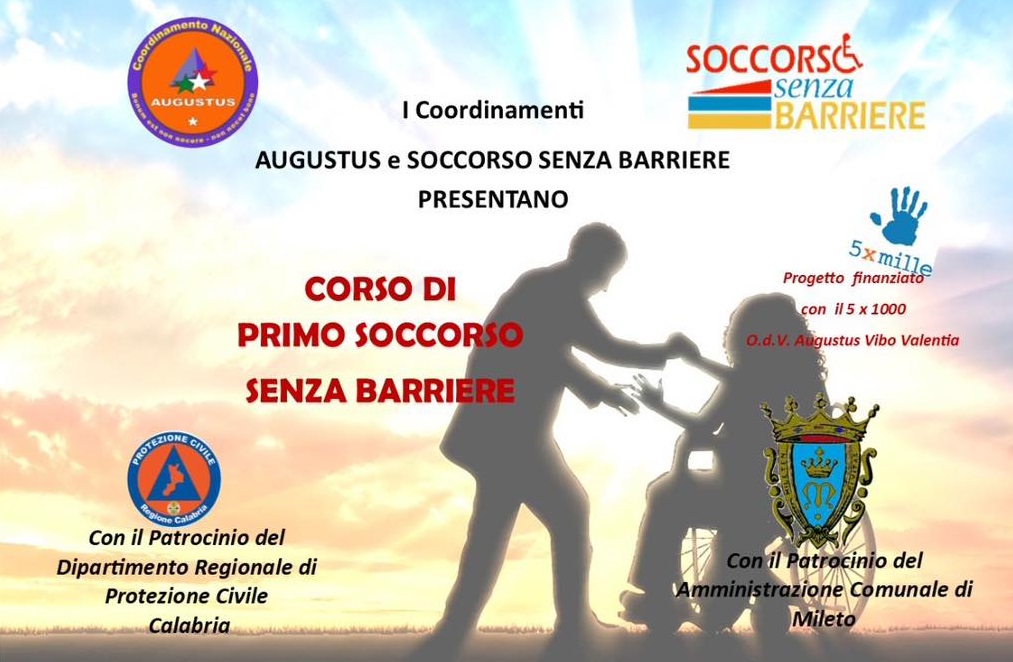 locandina corso di primo soccorso mileto