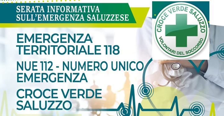 Croce Verde Saluzzo: serata informativa sul sistema di emergenza
