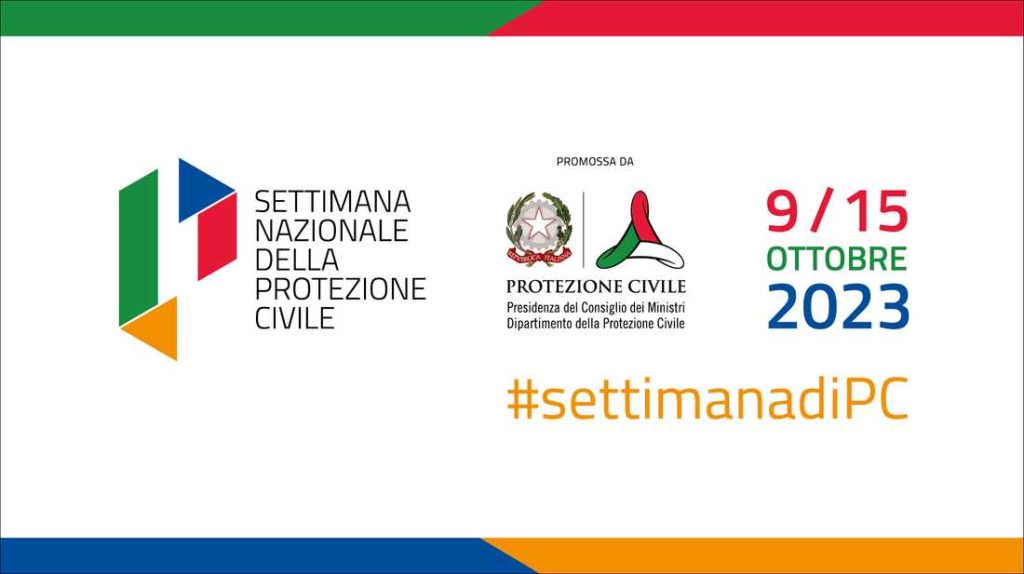 settimana nazionale della protezione civile dal 9 al 15 settembre