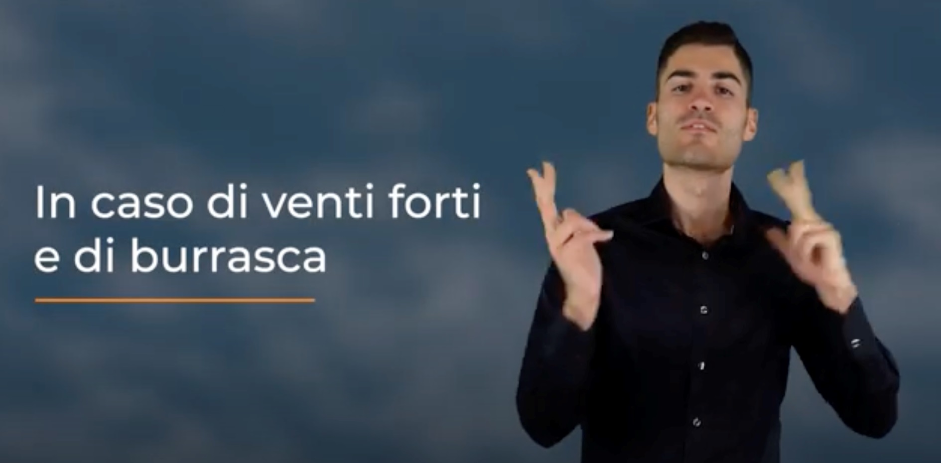 video in lis: cosa fare in caso di venti e mareggiate