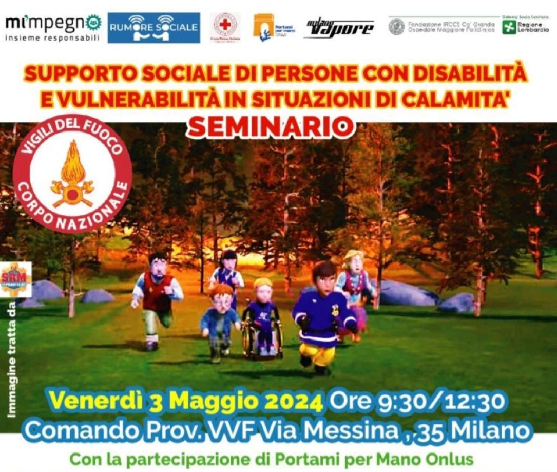 A Milano Seminario Soccorso inclusivo venerdì 3 maggio