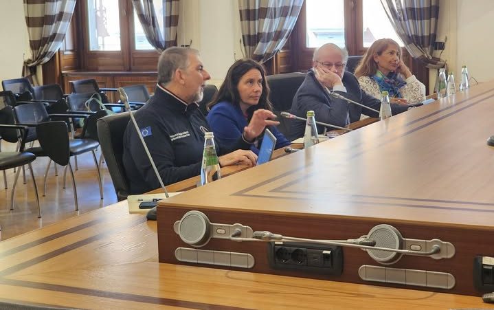 foto del tavolo tecnico tenutosi per i bambini con disabilità di Gaza