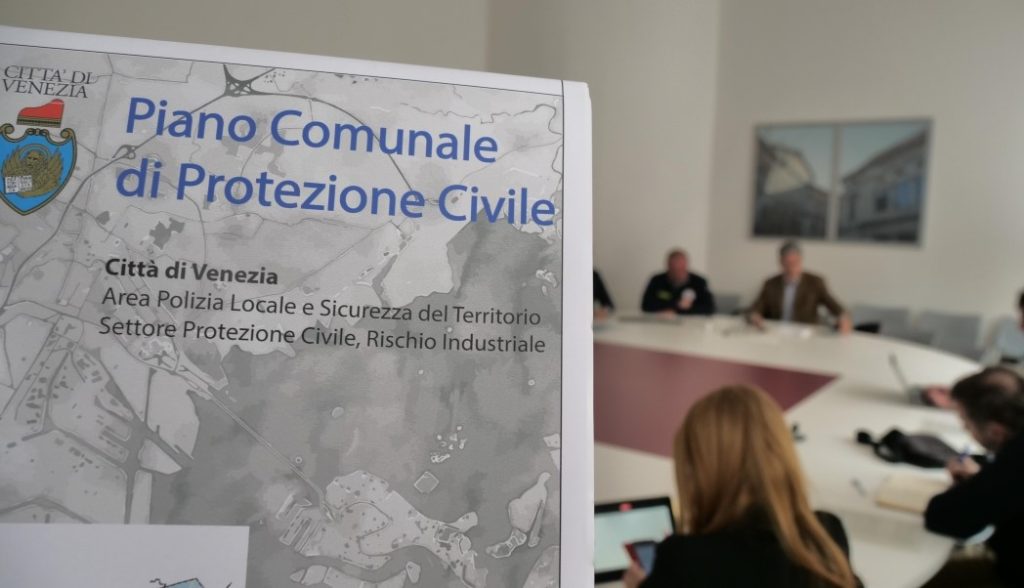 Presentato il nuovo Piano comunale di Protezione Civile di Venezia
