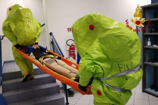 Addestramento inclusivo squadre NBCR Vigili del Fuoco di Pordenone