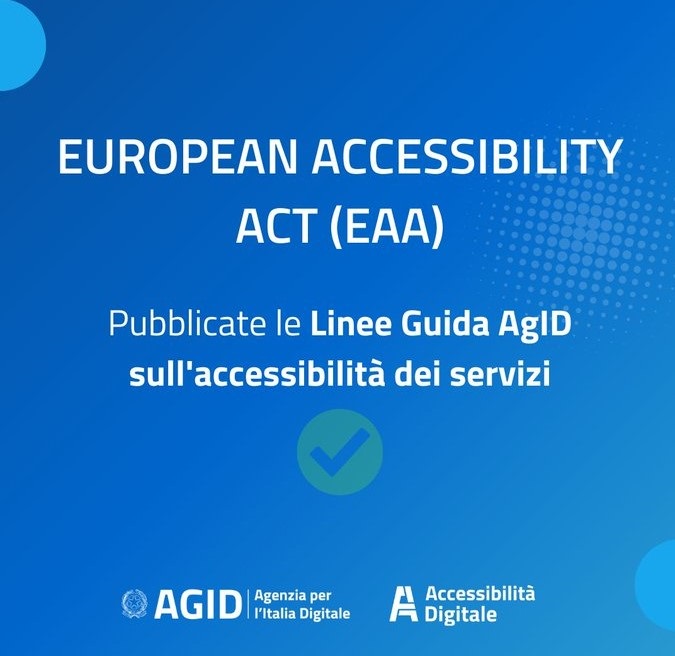 European Acceaaibility Act online le linee guida Agid