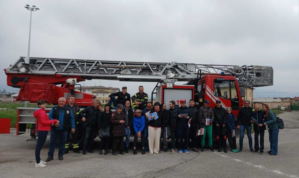 a Cuneo incontro Associazione Nazionale Vigili del fuoco e Genitori Pro Handicap