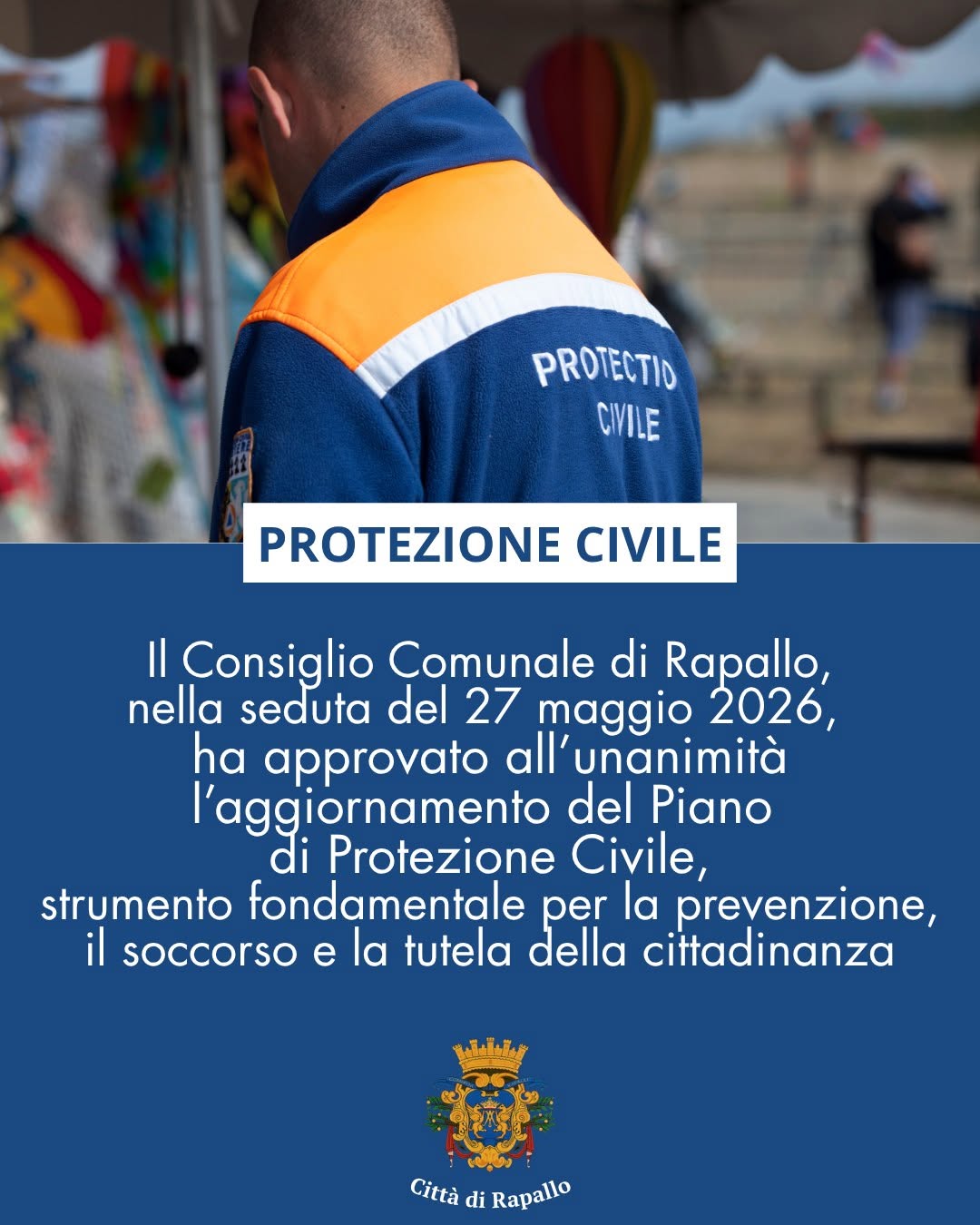 piano protezione civile rapallo