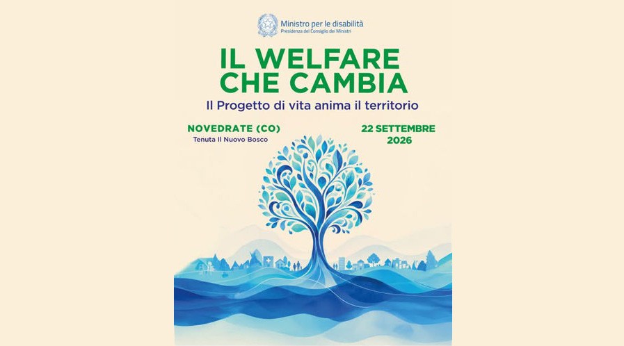 il 22 settembre è in programma il convegno il welfare che cambia