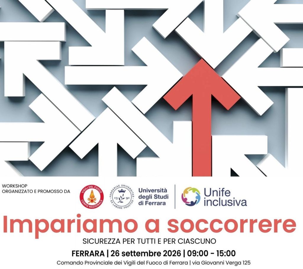 A Ferrara il workshop impariamo a soccorrere il 26 settembre