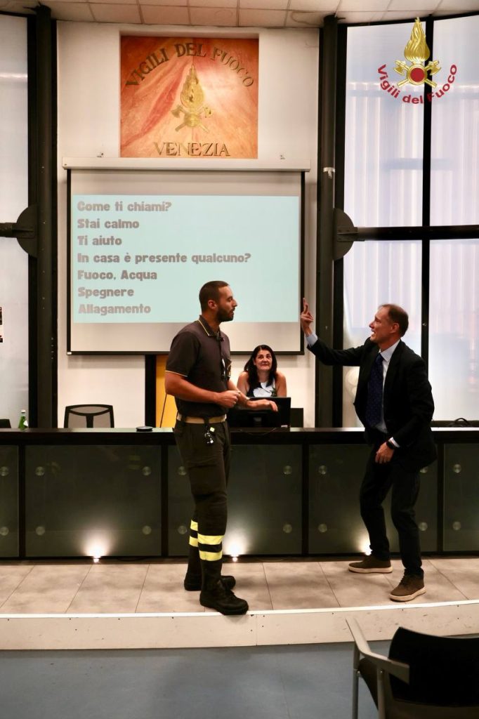 Luca Rotondi presidente di Emergenza Sordi durante il Seminario