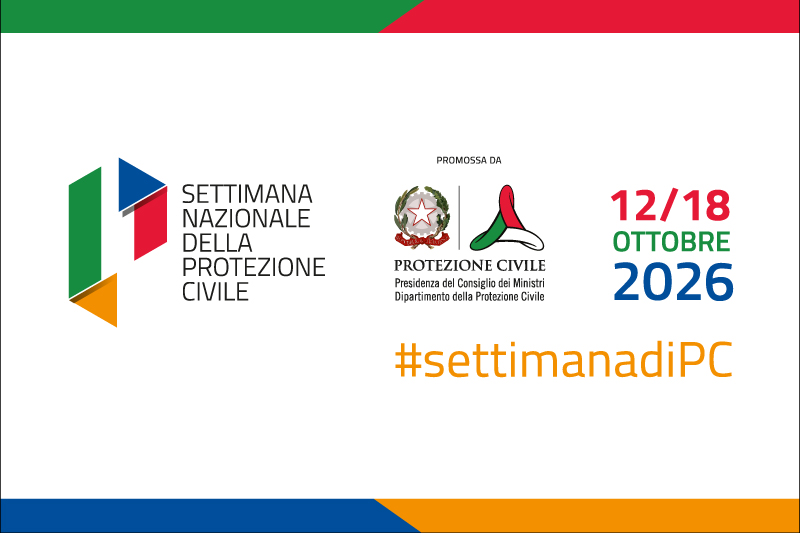 Settimana Nazionale della Protezione Civile 2025 dal 12 al 18 ottobre