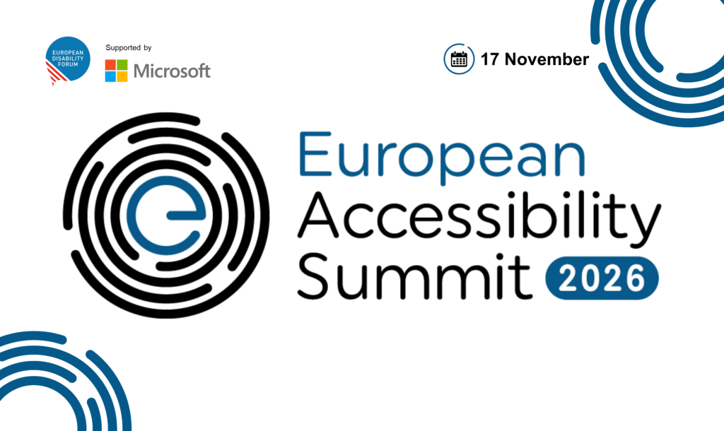 vertice europeo sull'accessibilità 2026 a Bruxelles e online il 17 novembre